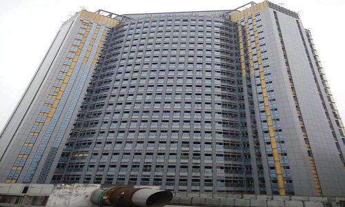 三峽大學(xué)仁和醫(yī)院輕質(zhì)隔墻飾面裝修完成